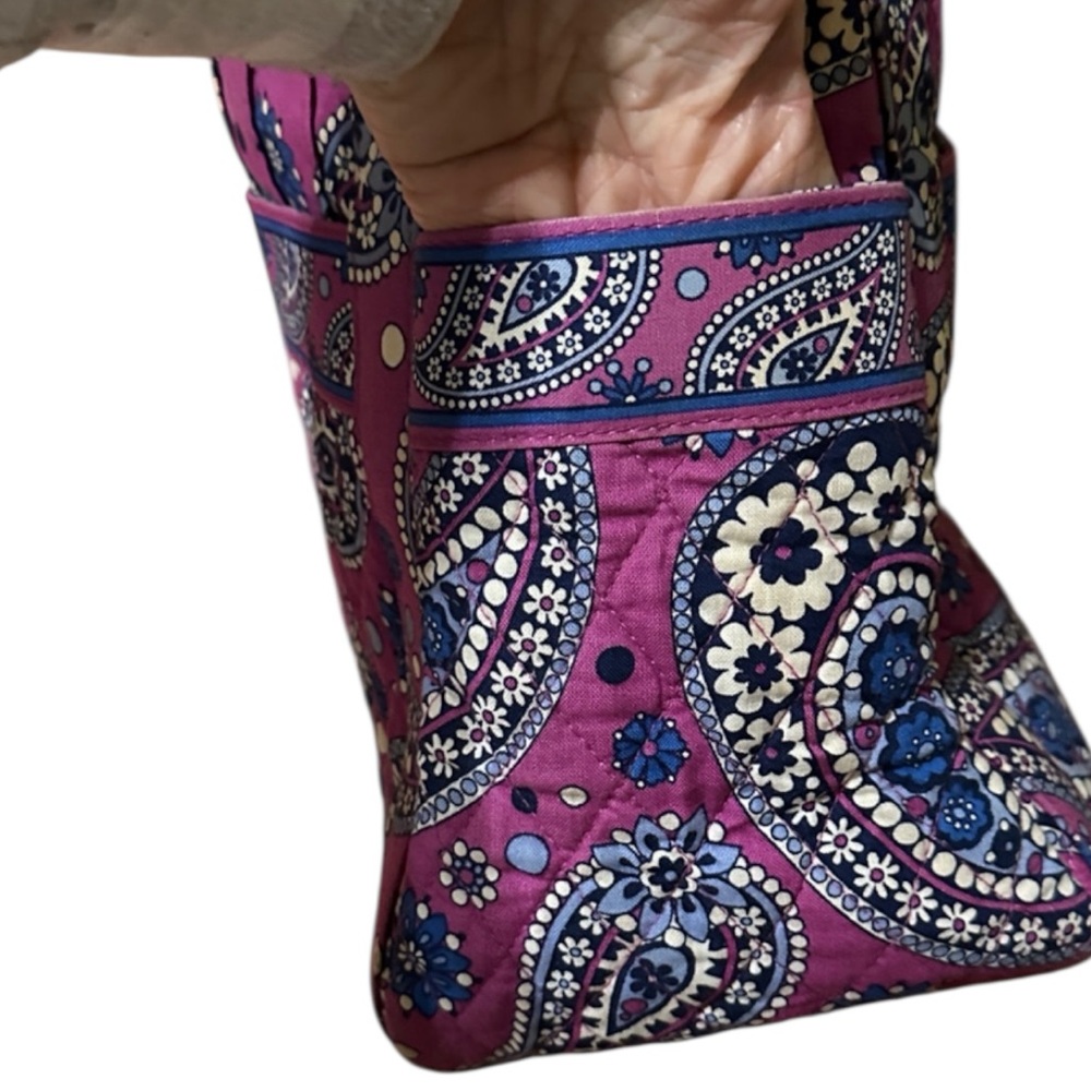Vera Bradley Boysenberry Paisley Shoulder Bag, Retired Pattern - Picture 6 of 12